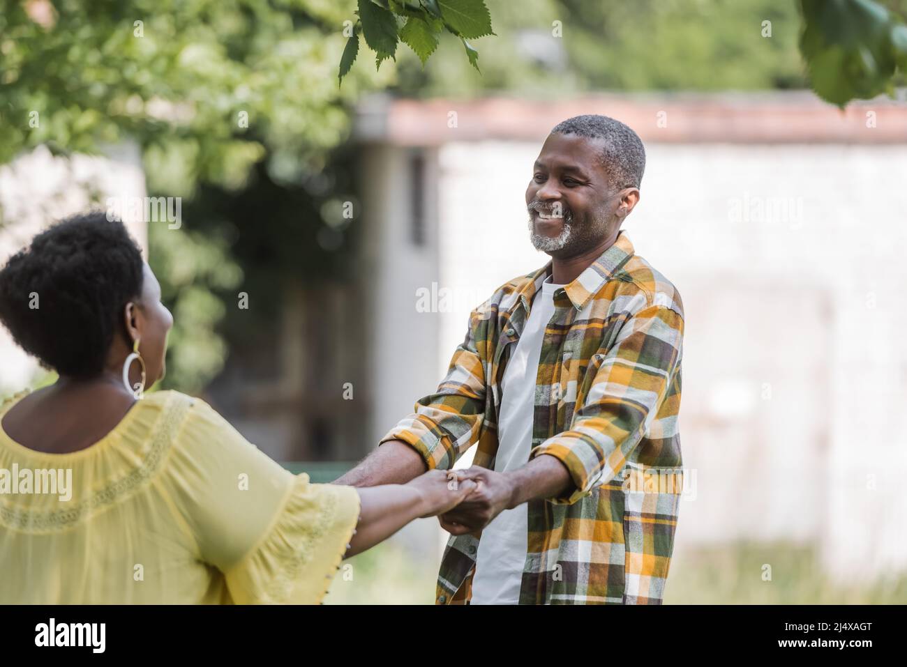 Romantic african american couple dancing hi-res stock photography and ...