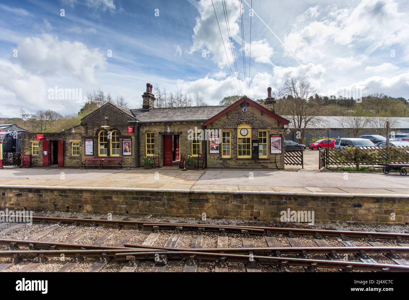 Oxenhope Railway Station On The KWVR Is A Unique 5 Mile Branch Line oxenhope-railway-station-on-the-kwvr-is-a-unique-5-mile-branch-line