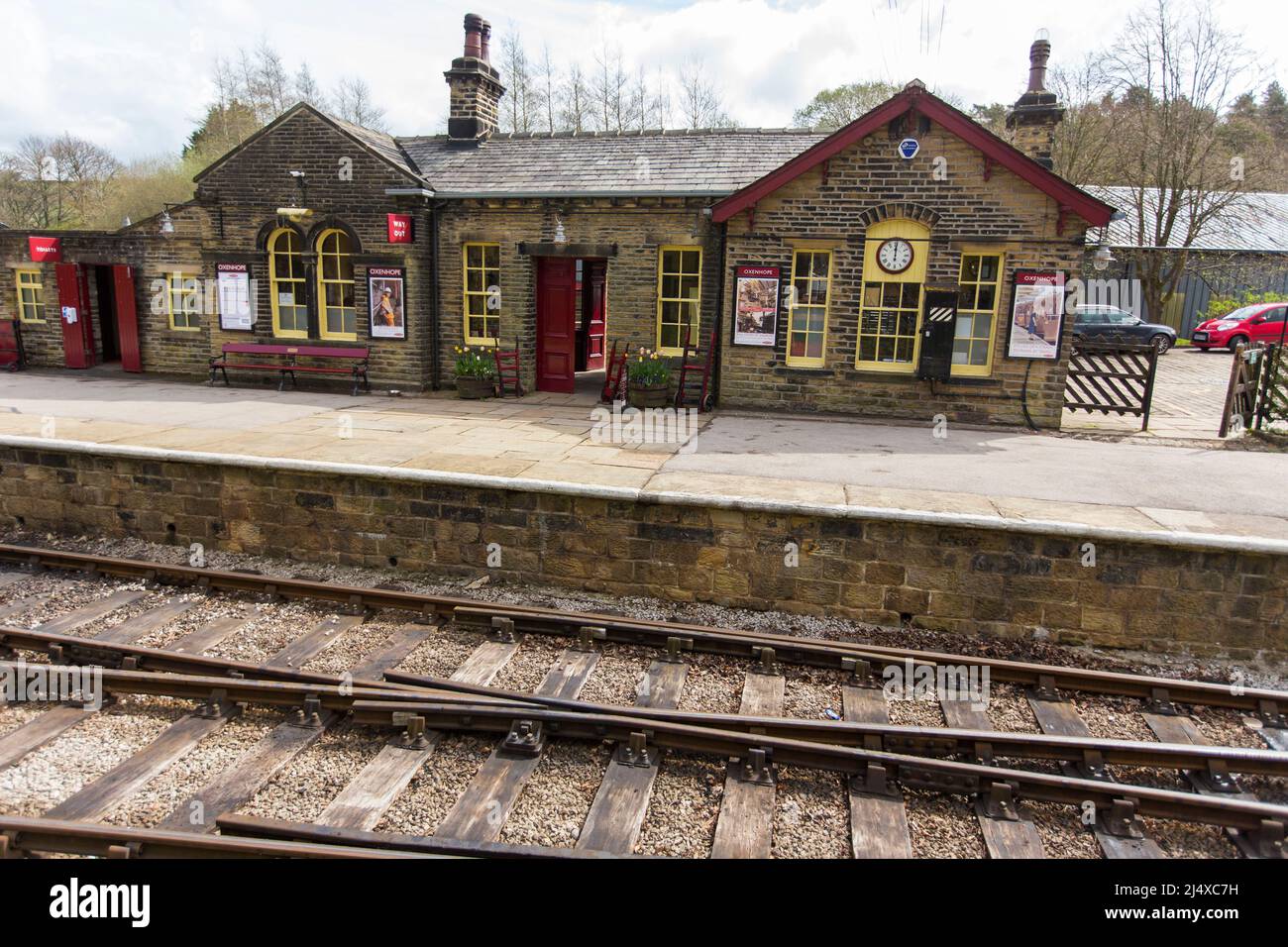 Oxenhope Railway Station On The KWVR Is A Unique 5 Mile Branch Line oxenhope-railway-station-on-the-kwvr-is-a-unique-5-mile-branch-line