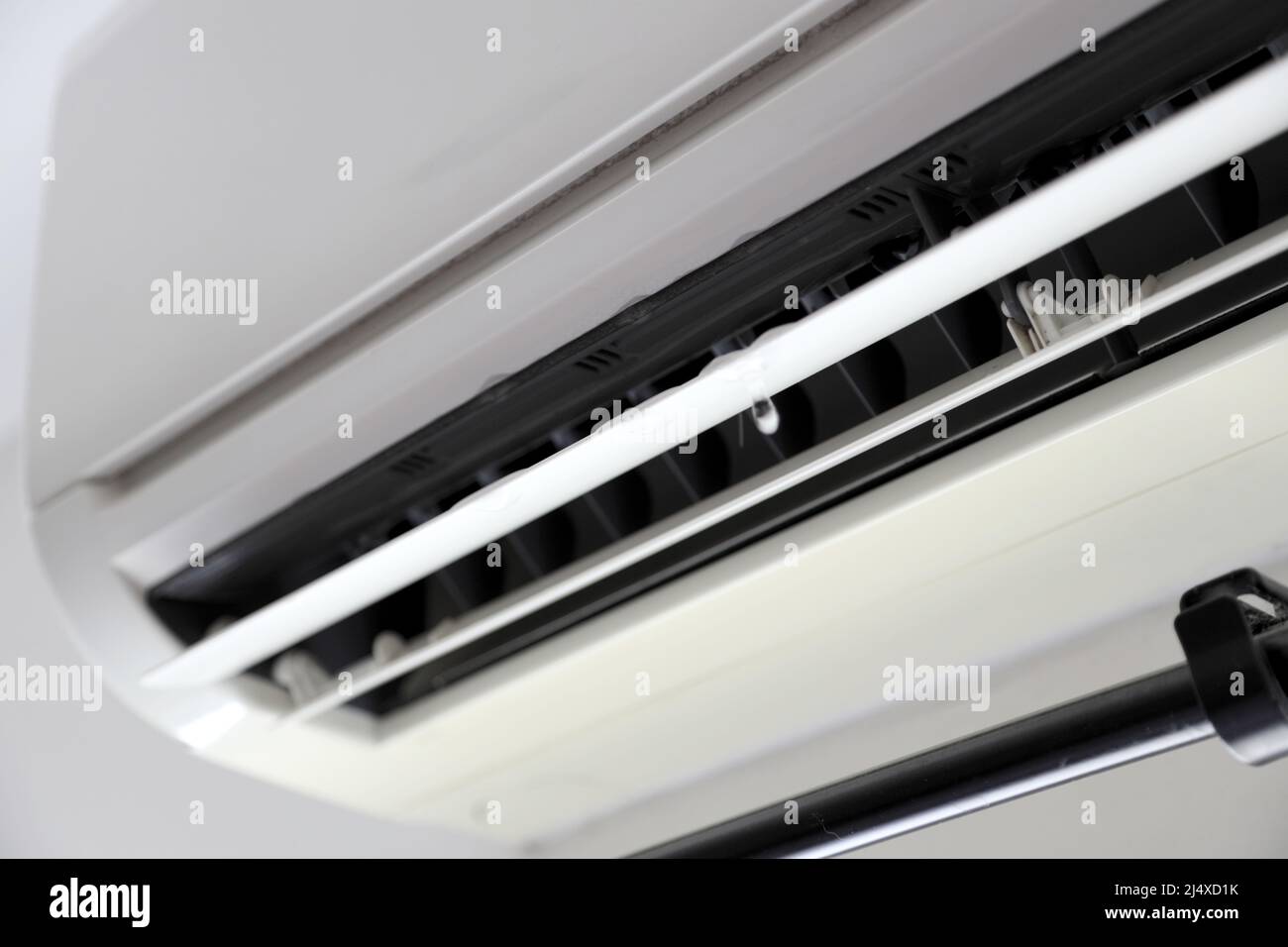 The liquid leaked from the broken air conditioner Stock Photo Alamy