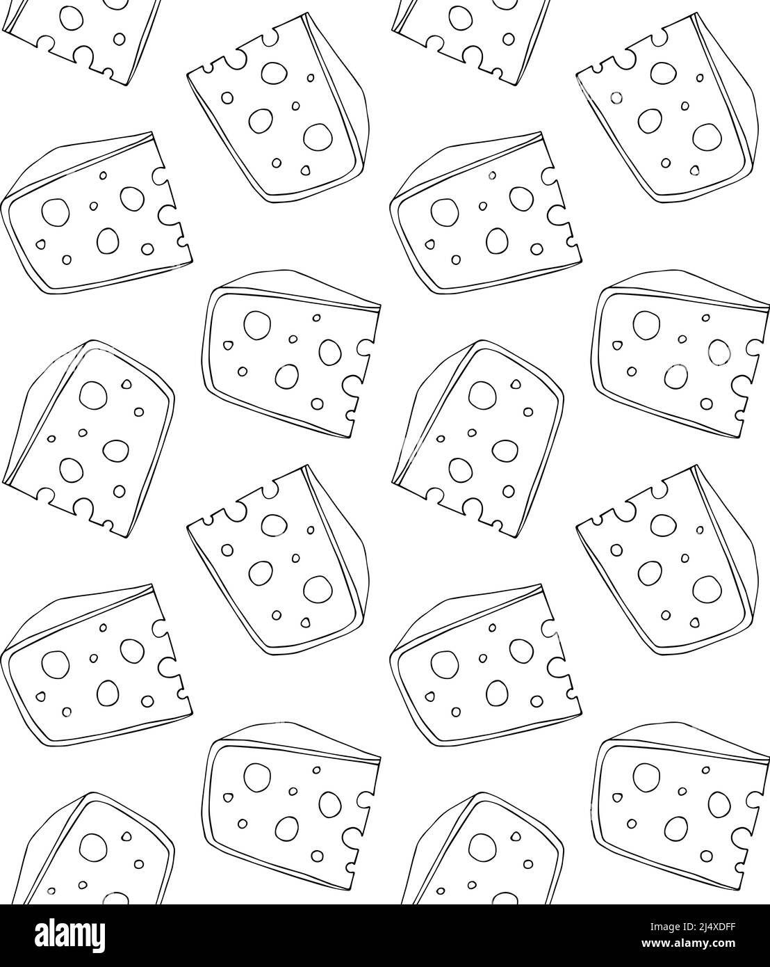 Cheese background pattern Black and White Stock Photos & Images - Alamy