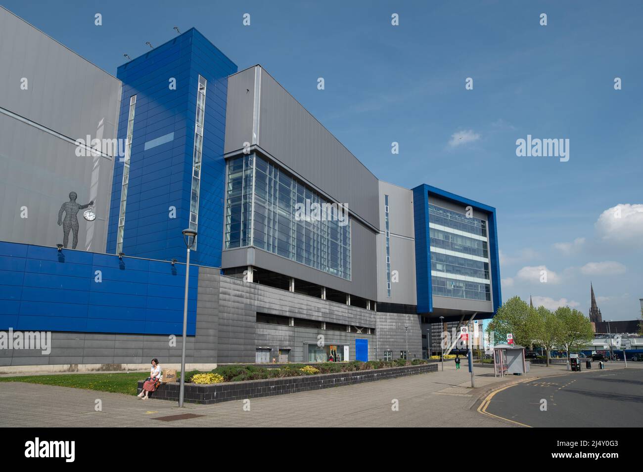 Former Ikea building in Coventry, UK. Now repurposed to house collections from the Arts Council England, and also a base for City of Culture 2021. Stock Photo