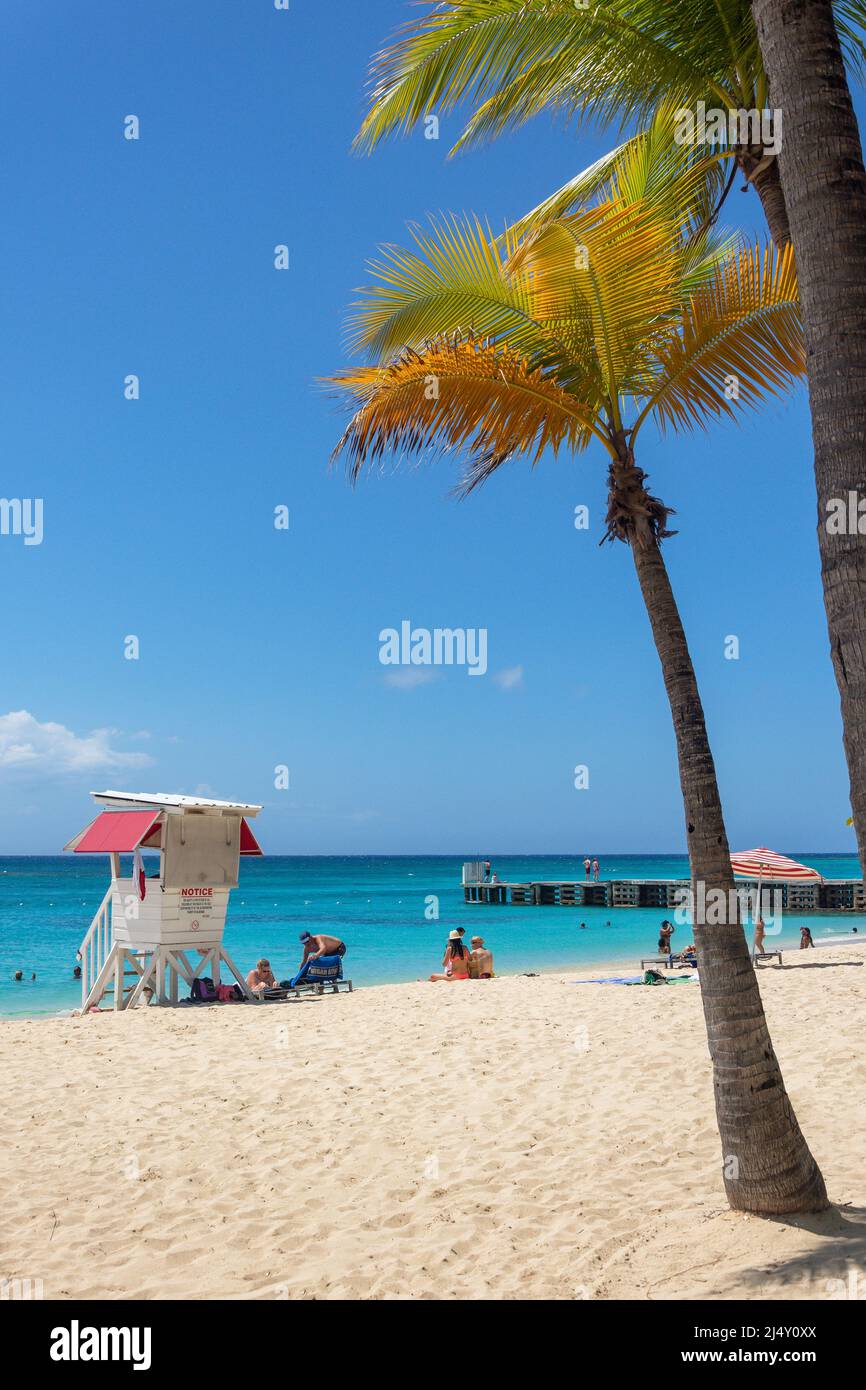 Doctor's Cave Beach, Montego Bay, St James Parish, Jamaica, Greater Antilles, Caribbean Stock