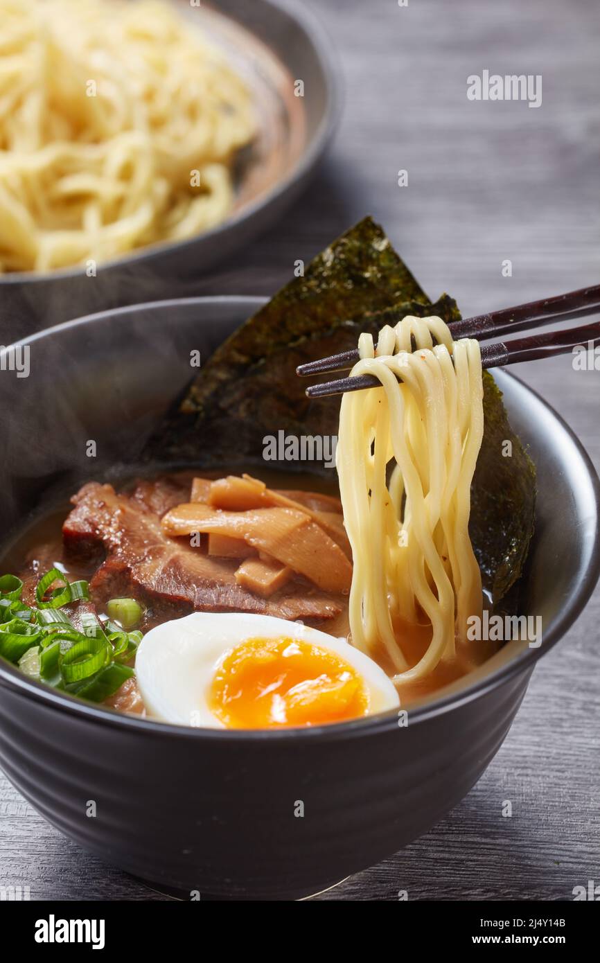Japanese style noodles Stock Photo Alamy