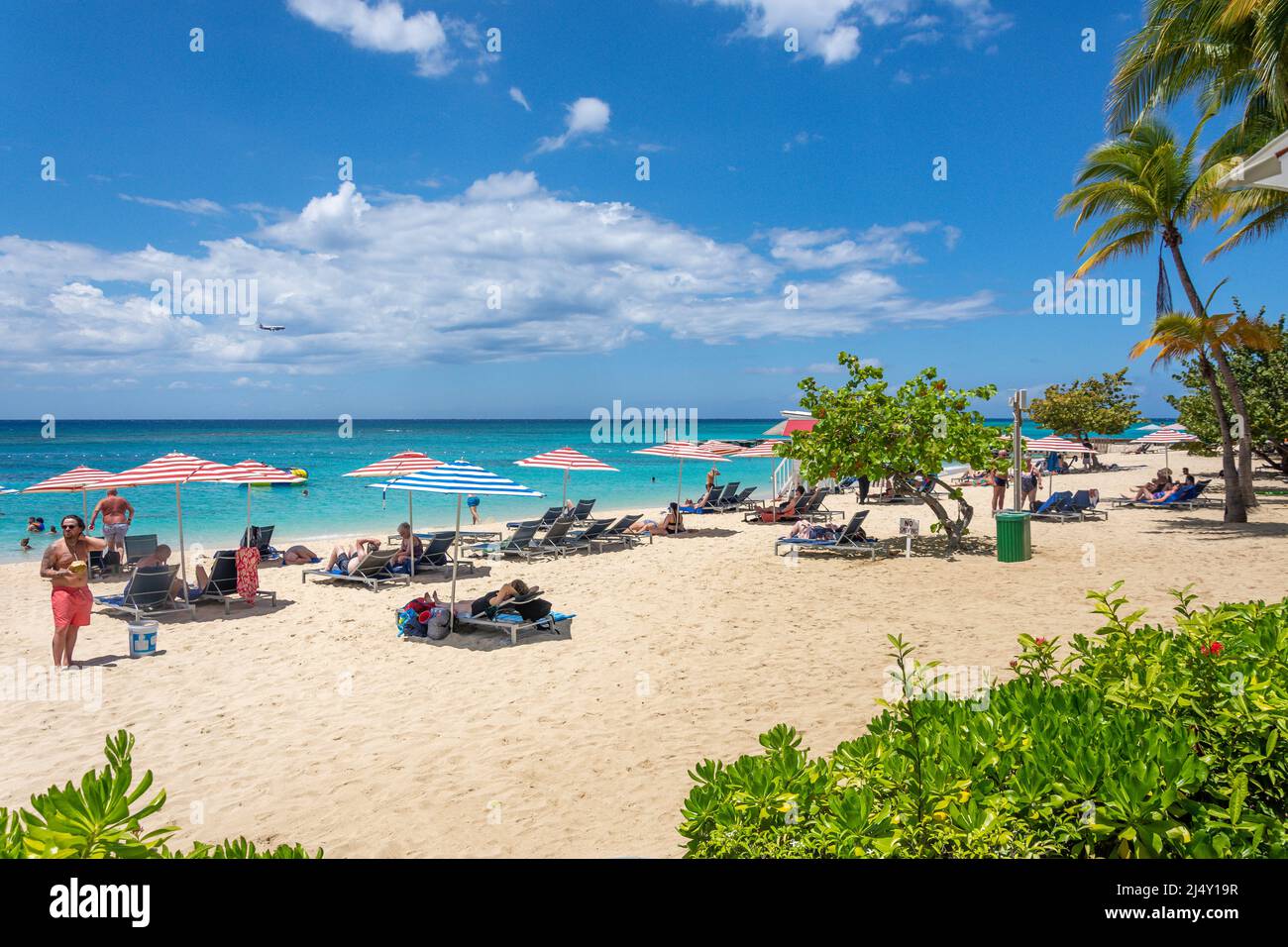 Doctor's Cave Beach,, Montego Bay, St James Parish, Jamaica, Greater Antilles, Caribbean Stock Photo