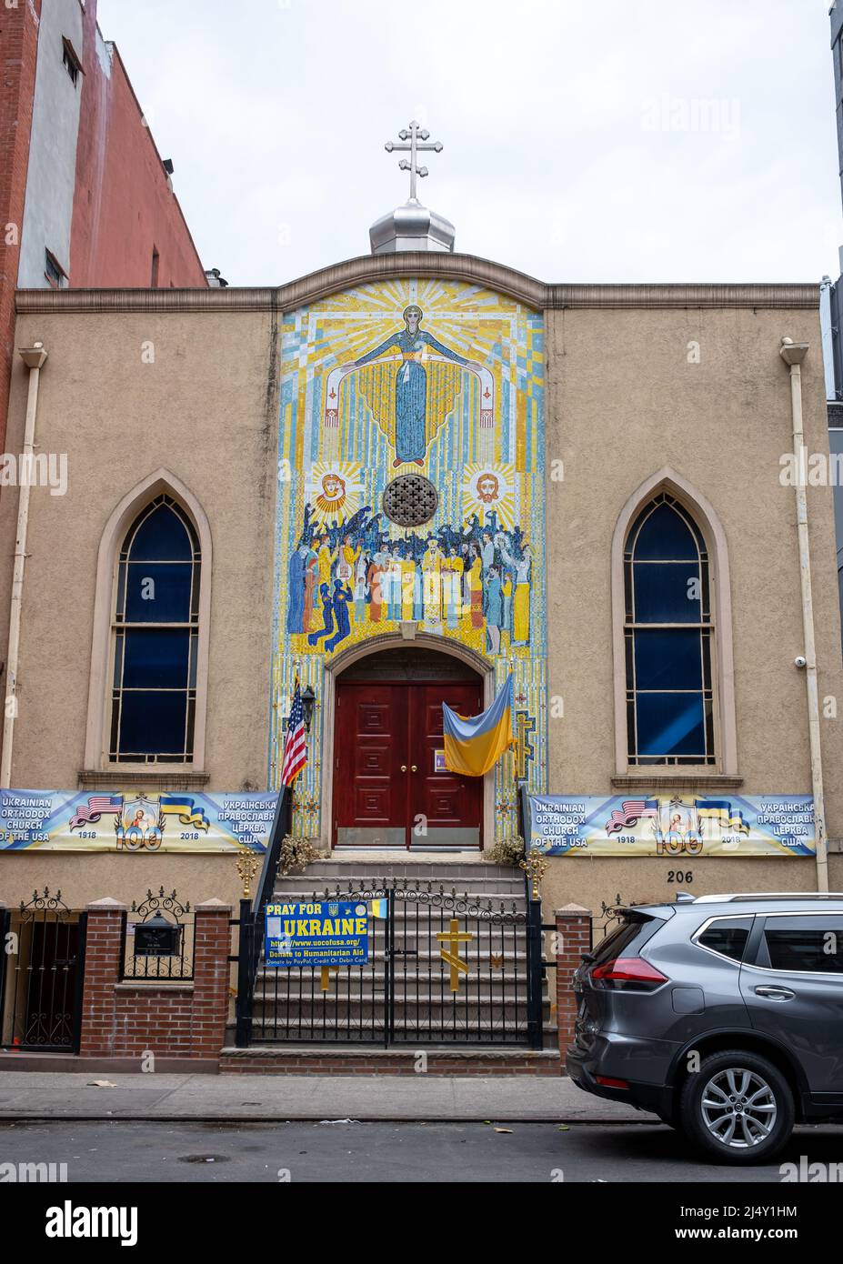 Ukrainian Orthodox Church of the USA in East Village Manhattan New York City Stock Photo