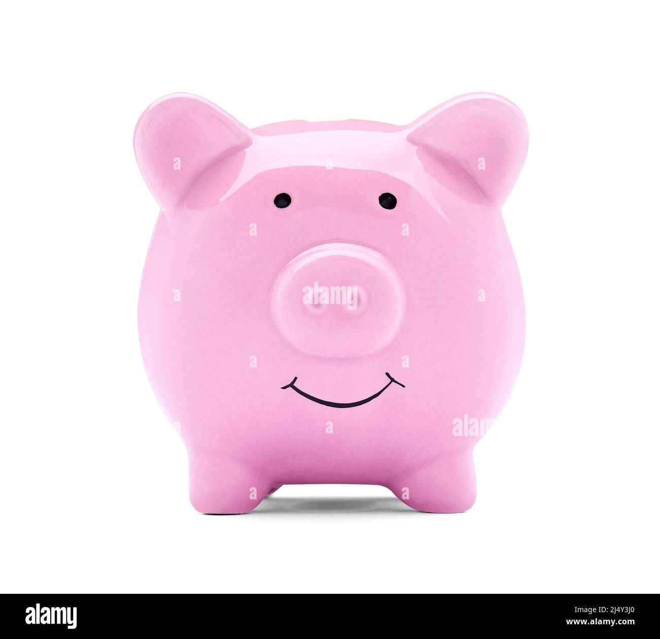 coin finance saving money piggybank business investment banking piggy bank pig recession crisis sad Stock Photo