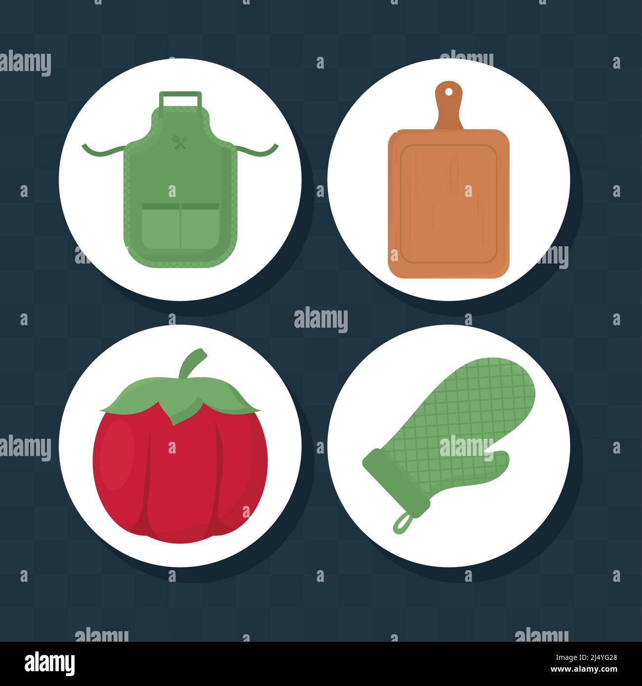 grill icon set Stock Vector Image & Art - Alamy