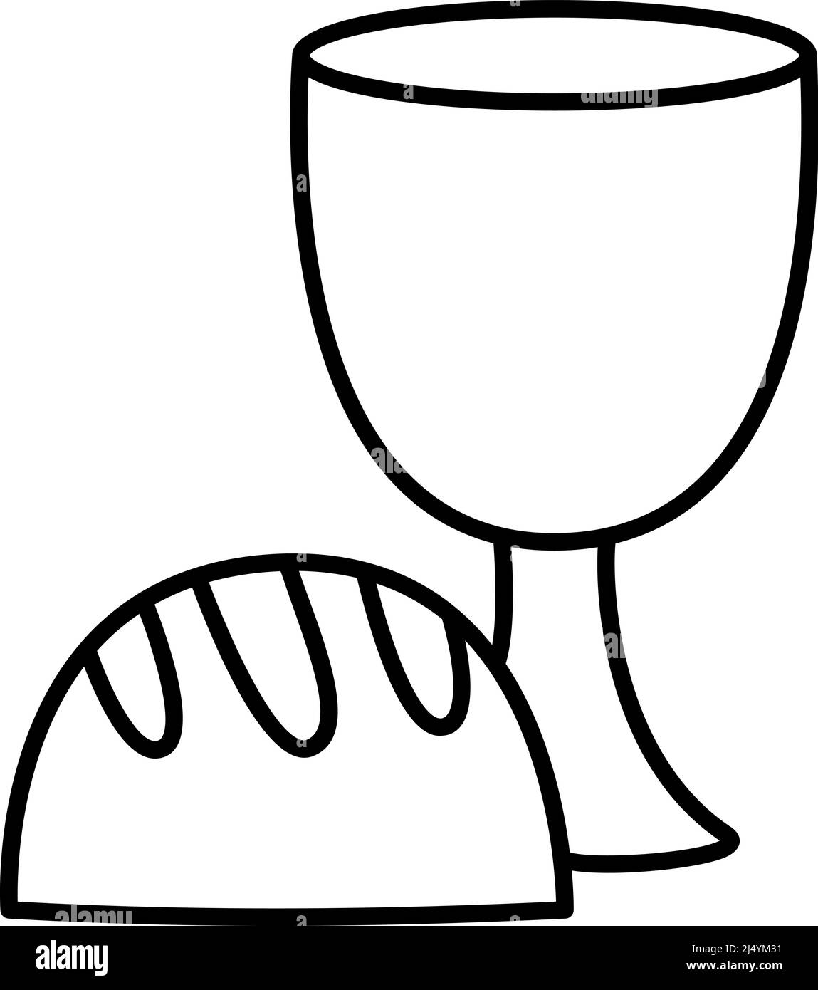 Communion bread cup Black and White Stock Photos & Images Alamy