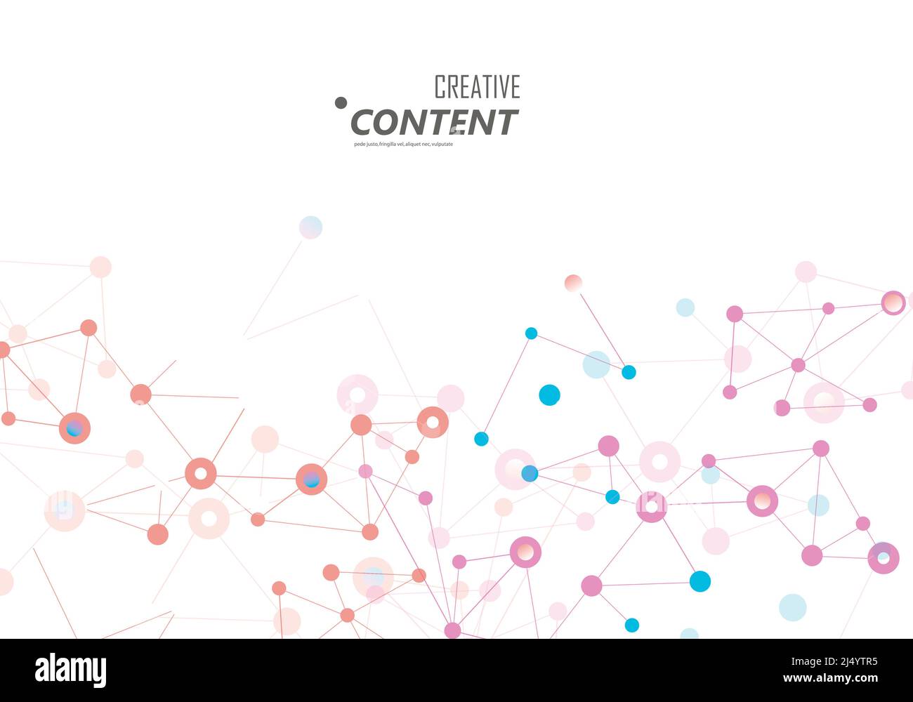 Molecule And Communication Background Stock Vector
