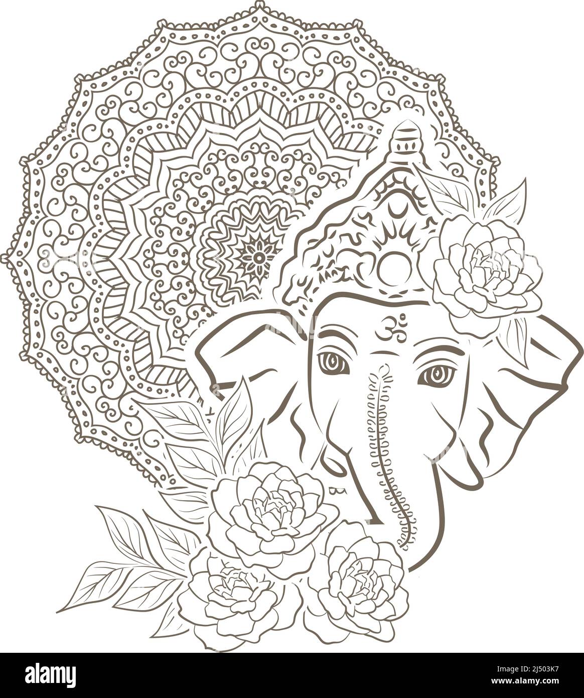Lord Ganesha, vector Stock Vector Image & Art Alamy
