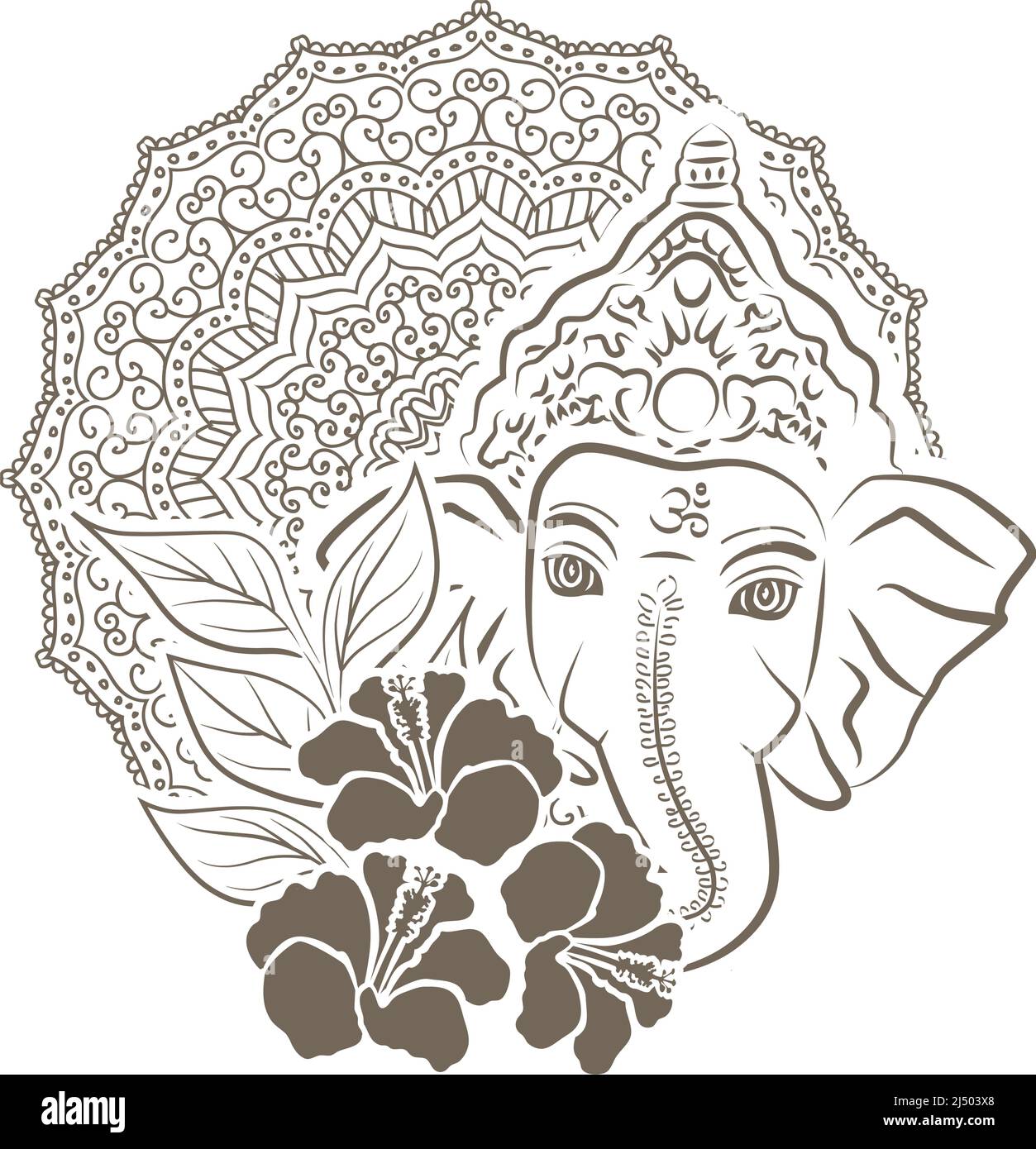 Lord Ganesha, vector Stock Vector Image &amp; Art - Alamy