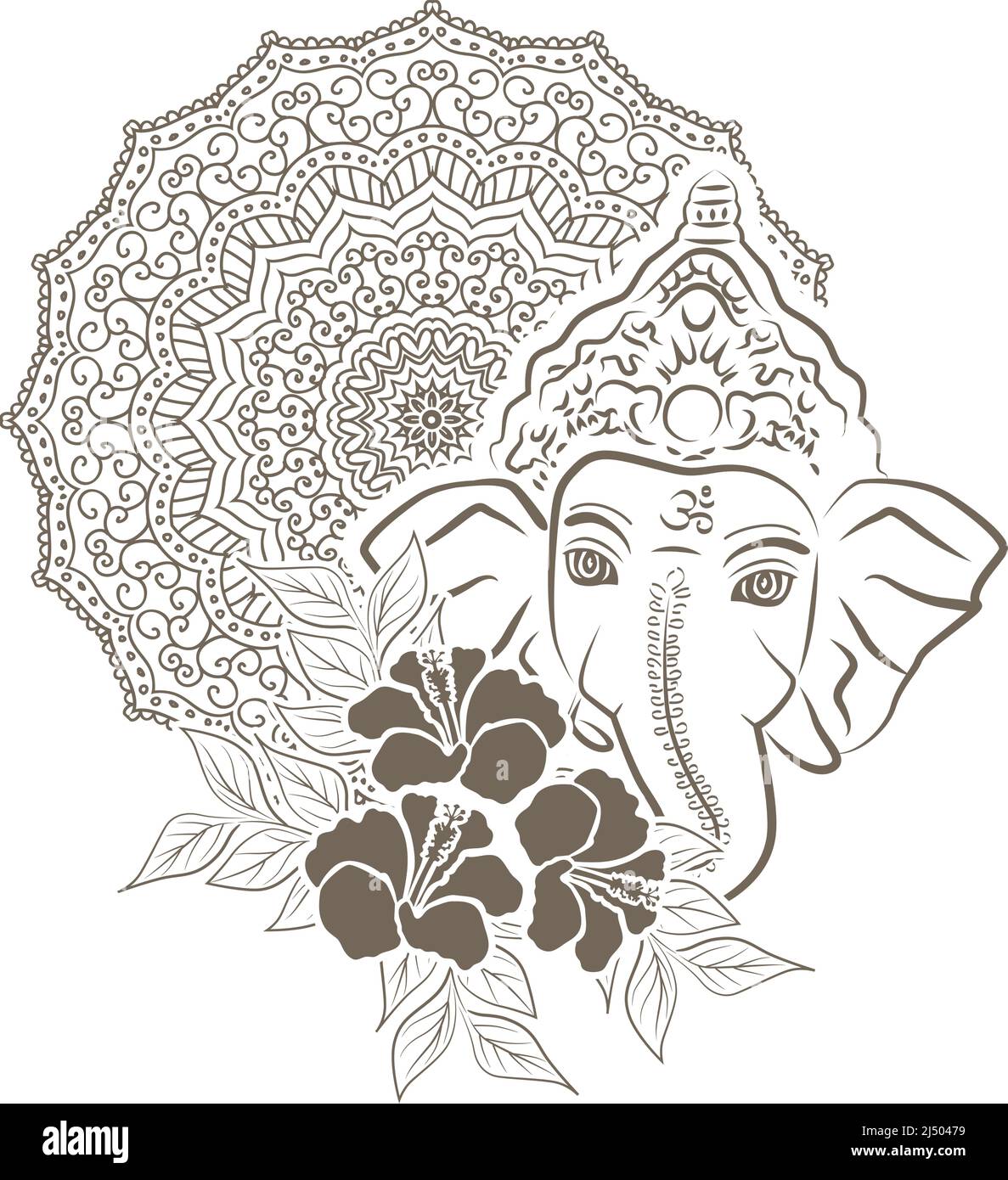 Lord Ganesha, vector Stock Vector Image &amp; Art - Alamy