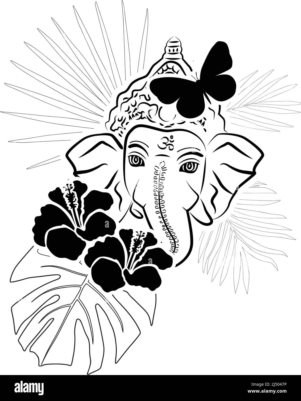 Lord Ganesha, vector Stock Vector Image &amp; Art - Alamy