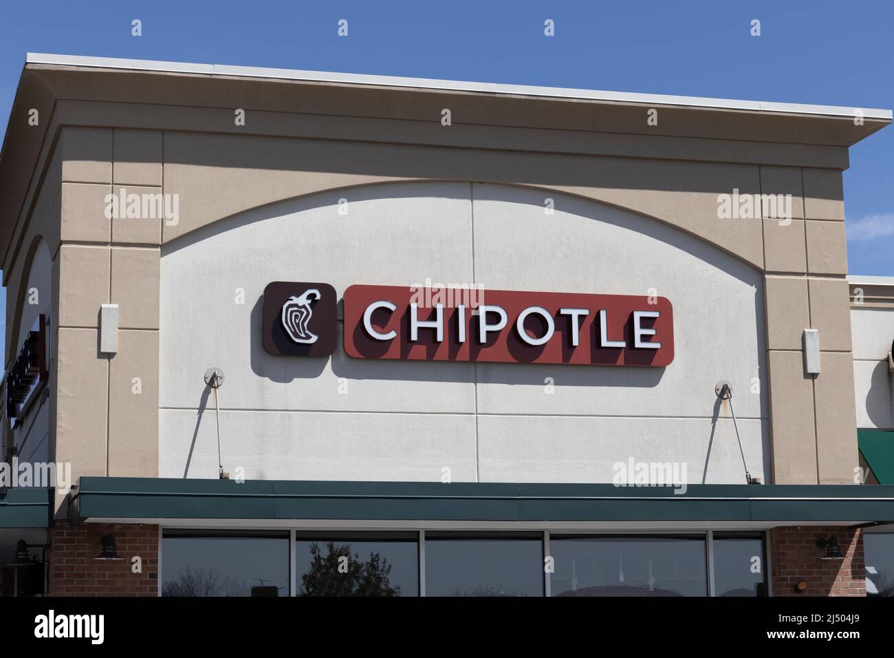 Richmond Circa April 2022 Chipotle Mexican Grill Restaurant