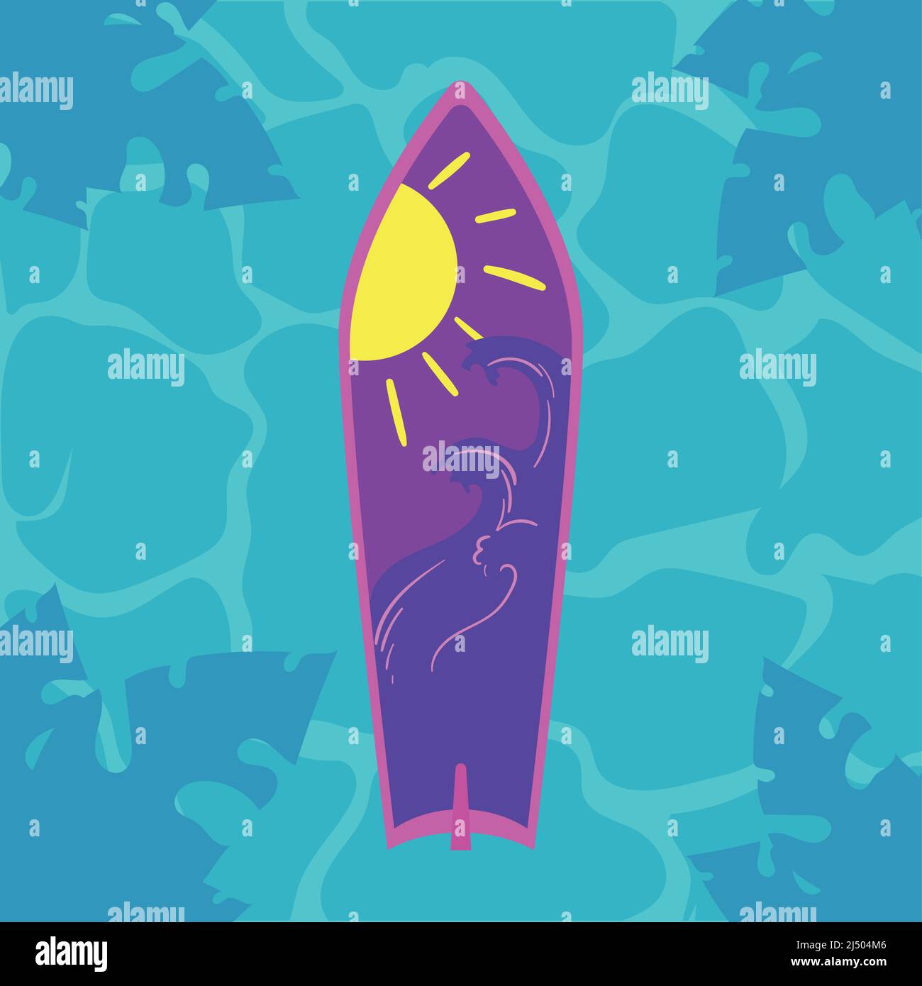 purple surfboard design Stock Vector Image & Art - Alamy