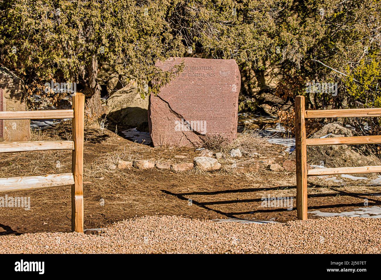 The Colorado Volunteers Monument on the site of the Battle of Glorieta