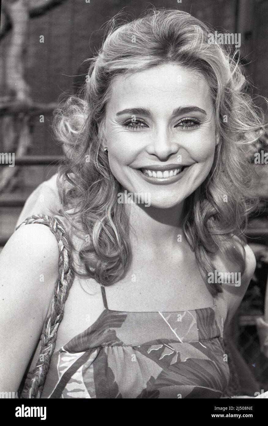 Priscilla Barnes pictured as the cast of Three's Company at the LA Zoo