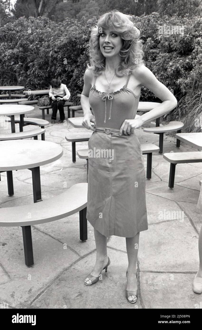 Jenilee Harrison pictured as the cast of Three's Company at the LA Zoo ...