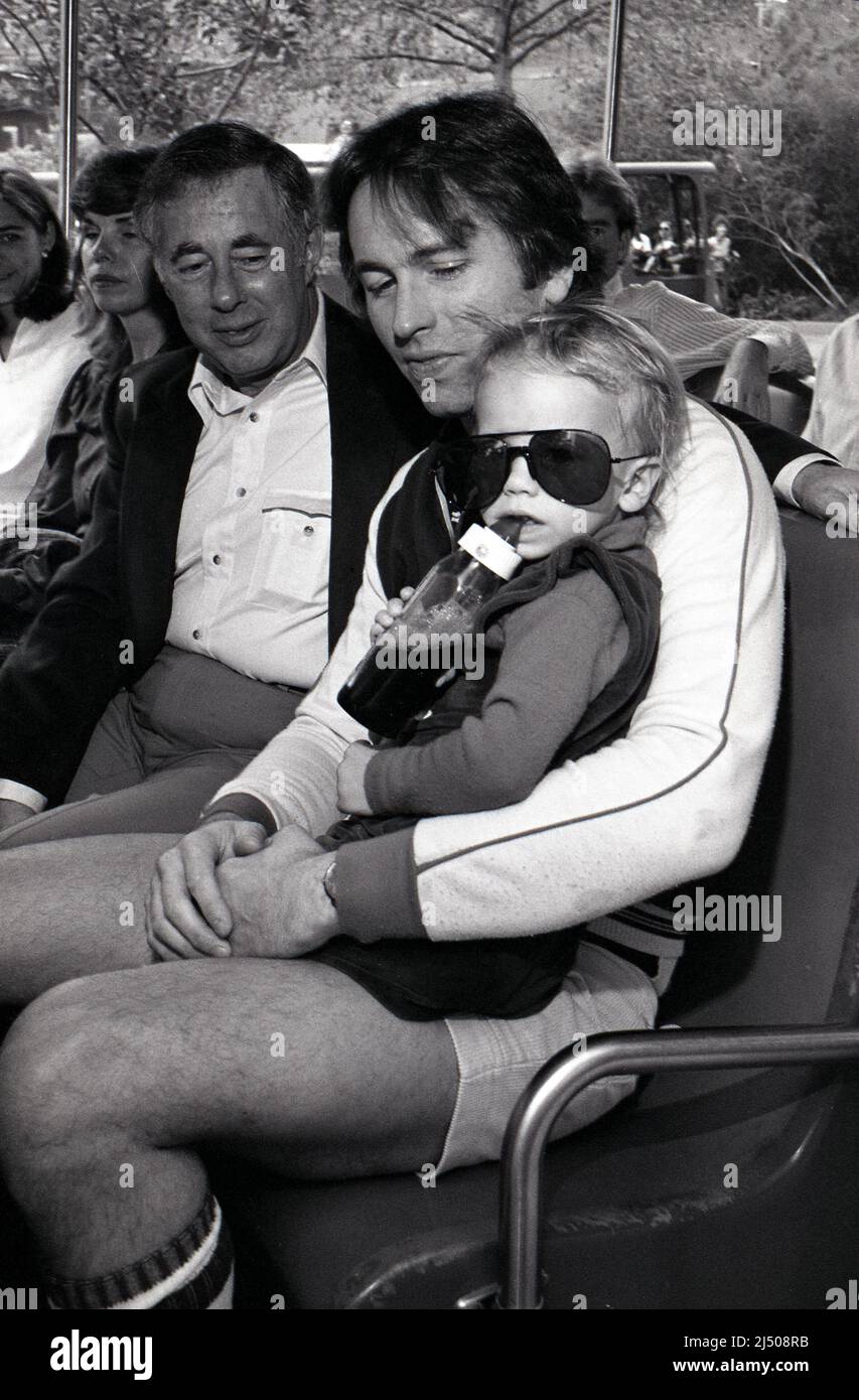 John Ritter and Jason Ritter pictured as the cast of Three's Company at ...