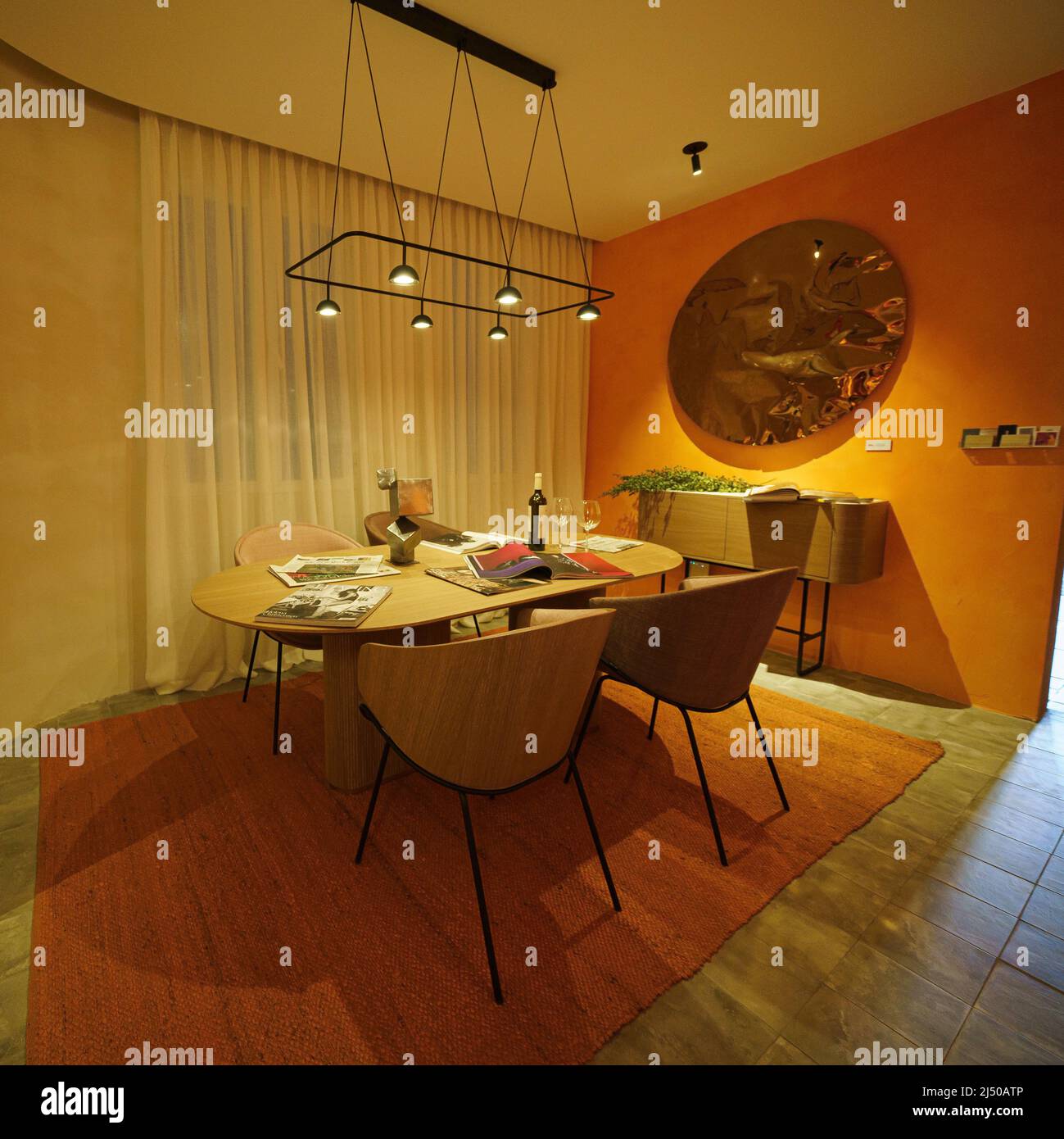 Madrid, Spain. 18th Apr, 2022. View of a room designed by the Miriam ...