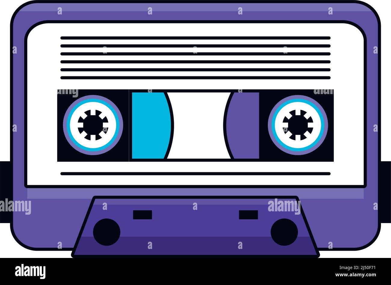 cassette retro device nostalgia Stock Vector Image & Art - Alamy