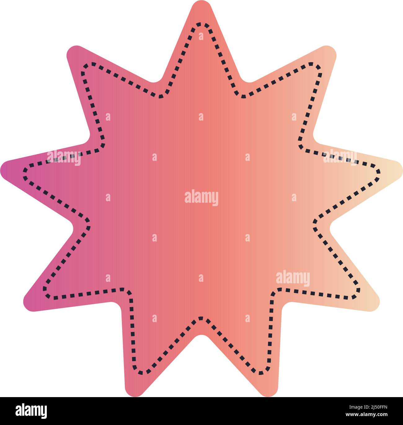 flat holographic label illustration Stock Vector Image & Art - Alamy