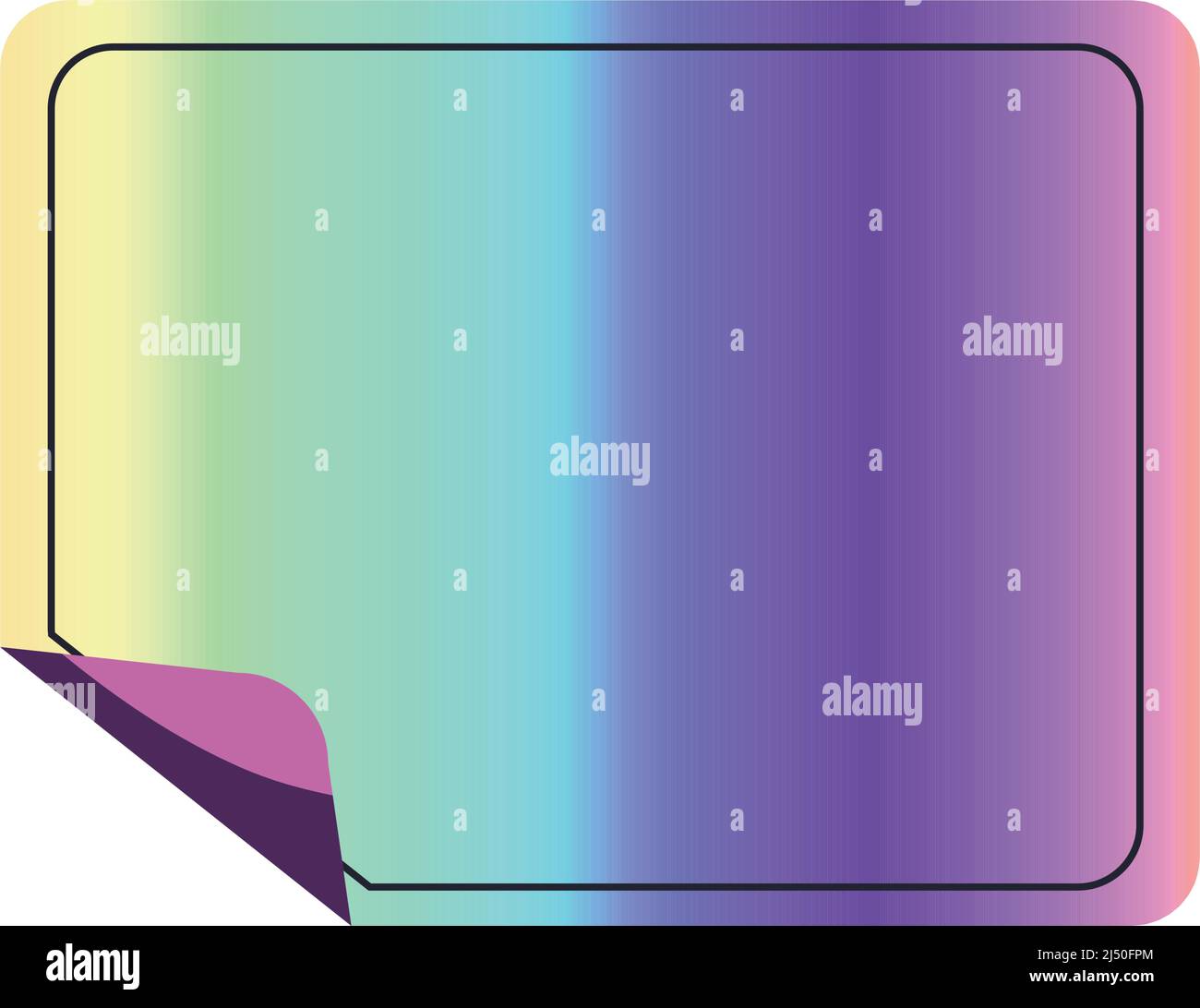 flat holographic tag illustration Stock Vector Image & Art - Alamy