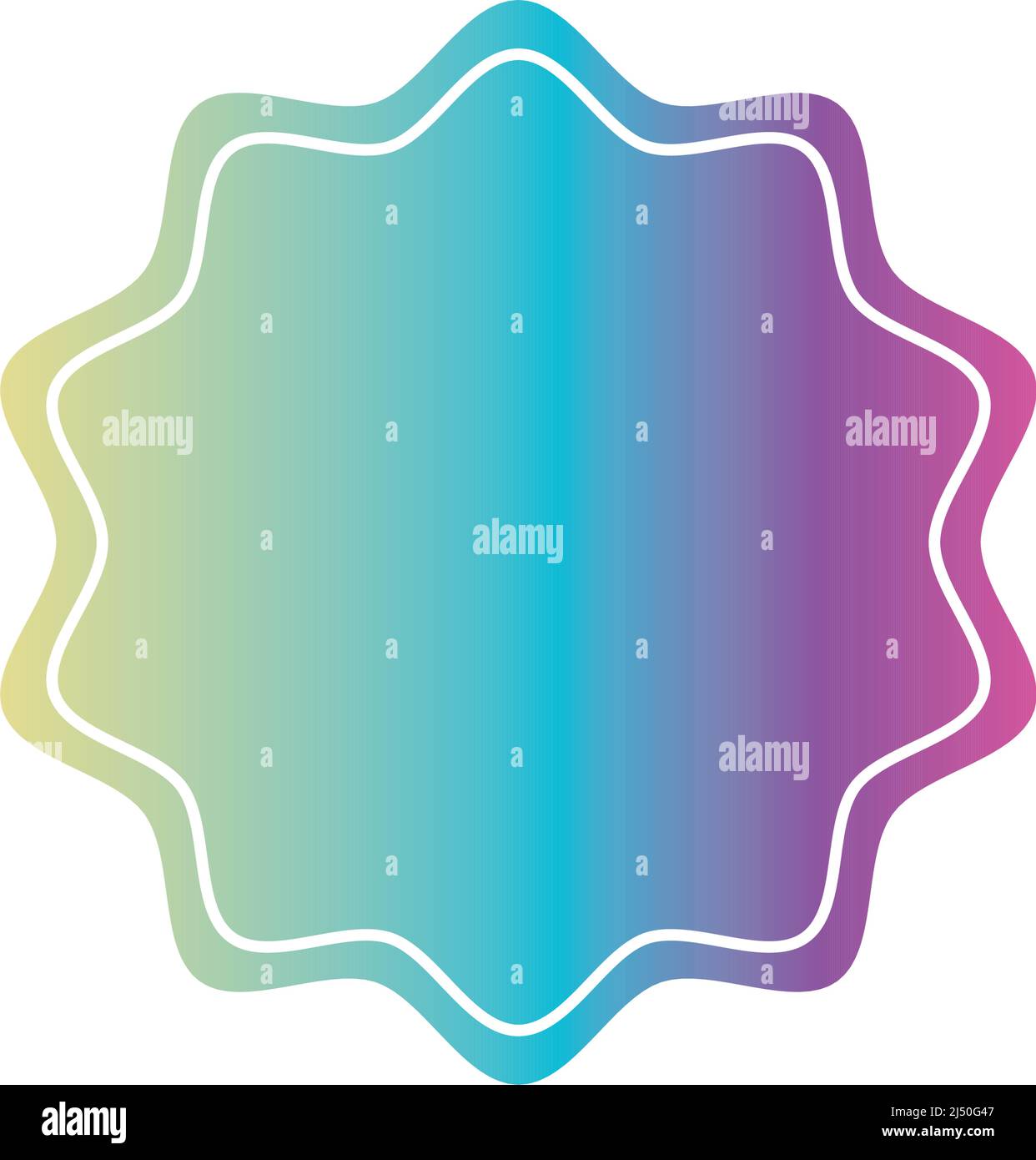flat holographic badge icon Stock Vector Image & Art - Alamy
