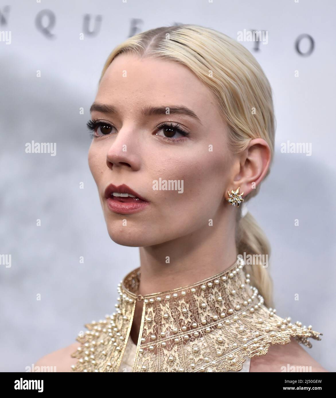 Anya Taylor-Joy arriving to "The Northman" L.A. premiere held at the
