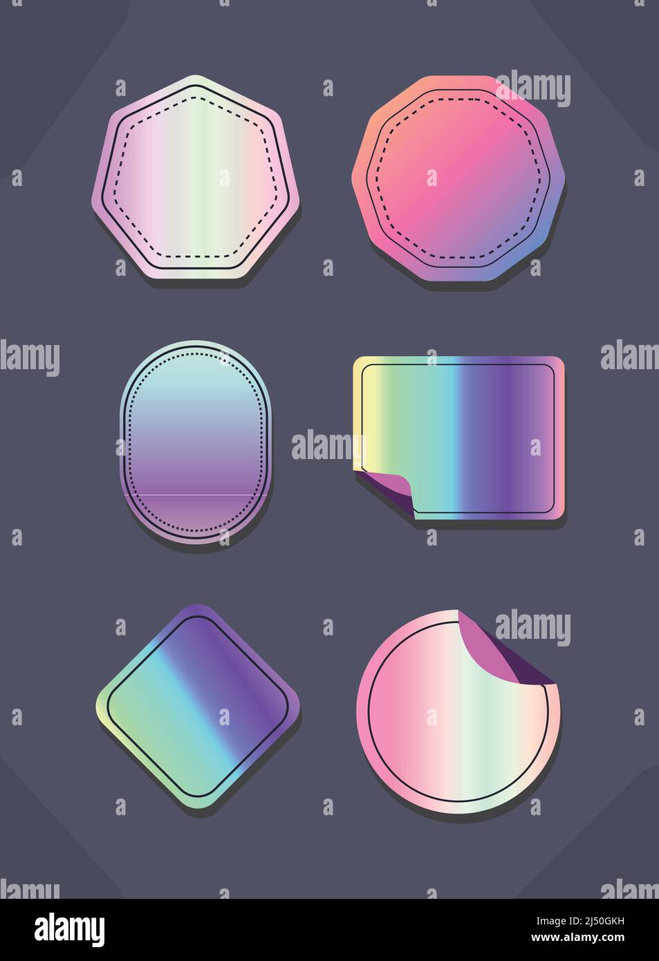 Stickersm holography hi-res stock photography and images - Alamy