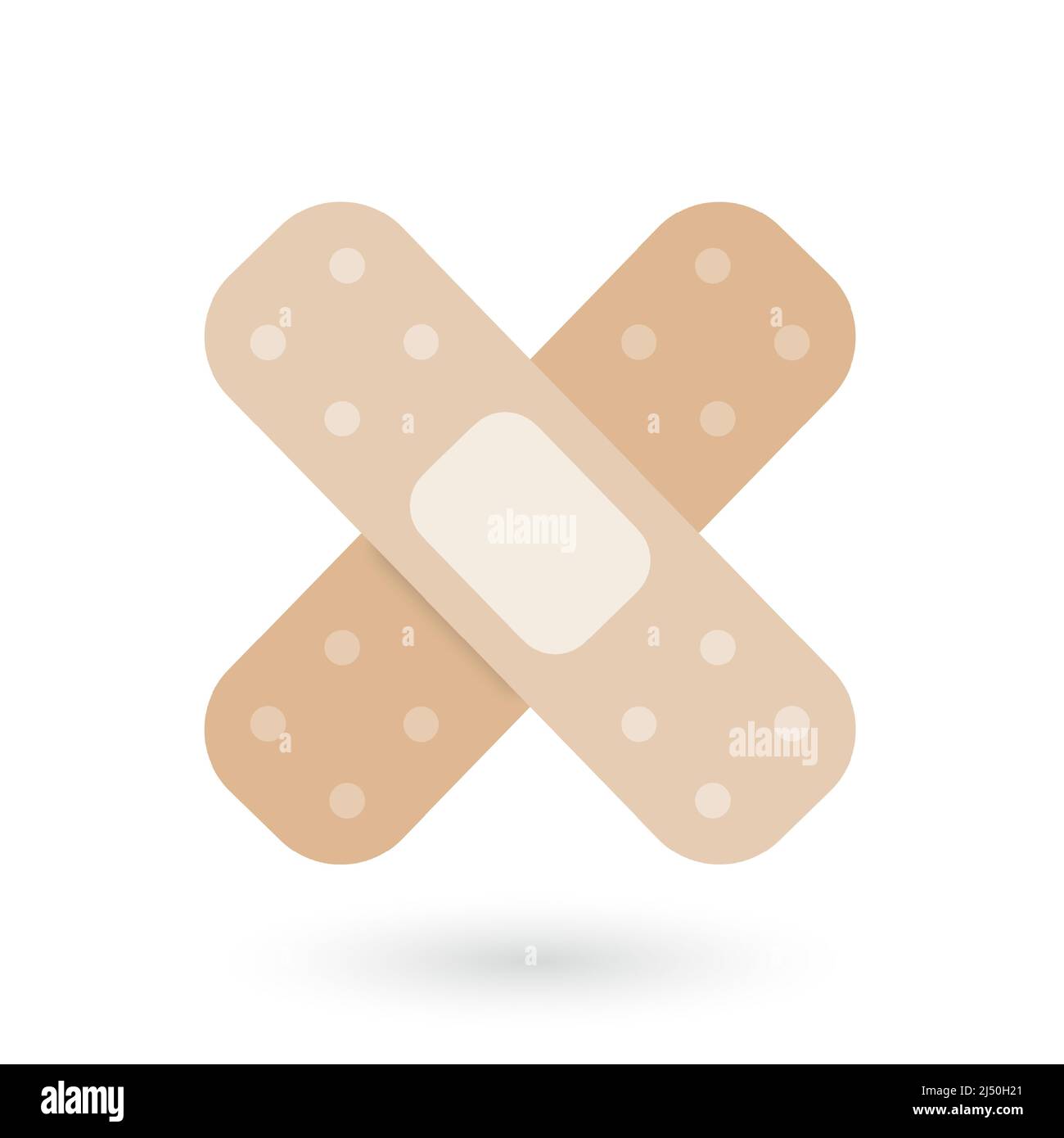 Adhesive plaster icon. Pharmacy plasters. Emergency. Hospital. Healthcare. Vector Stock Vector