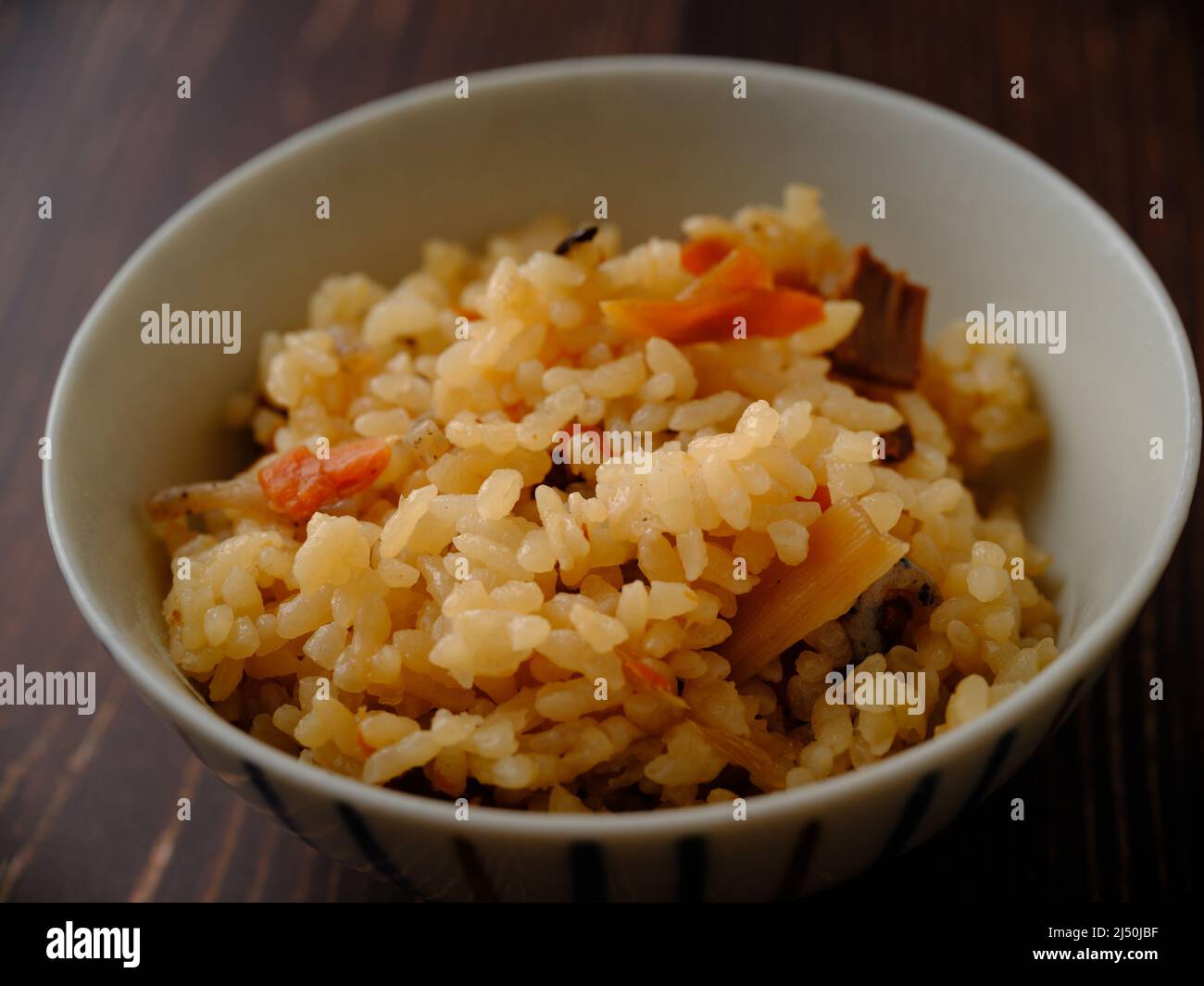Gomoku Gohan, Japanese Steamed Rice with Vegetables Stock Photo Alamy