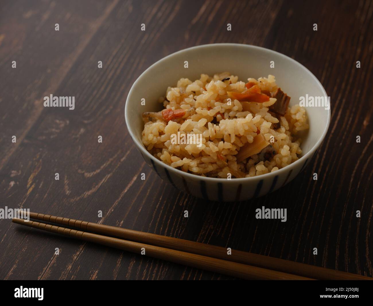 Gomoku Gohan, Japanese Steamed Rice with Vegetables Stock Photo Alamy
