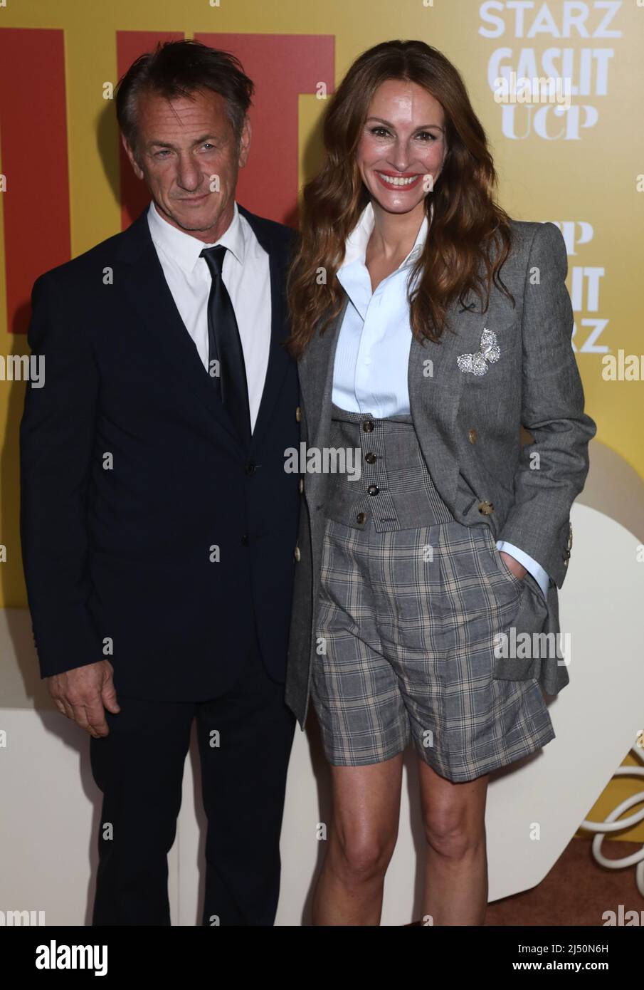 April 18, 2022, New York, New York, USA Actors SEAN PENN and JULIA