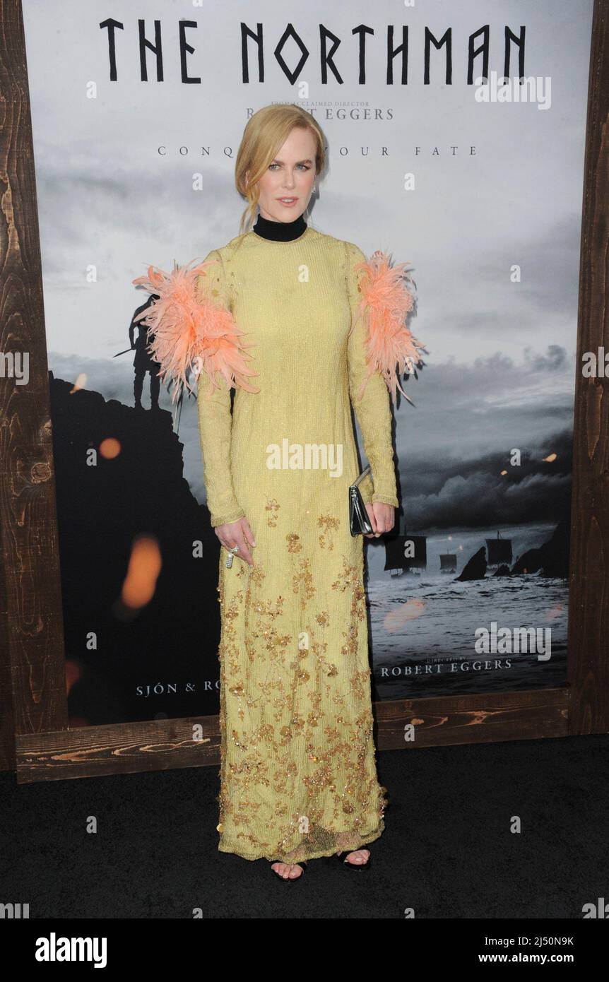 Los Angeles, CA. 18th Apr, 2022. Nicole Kidman at arrivals for THE