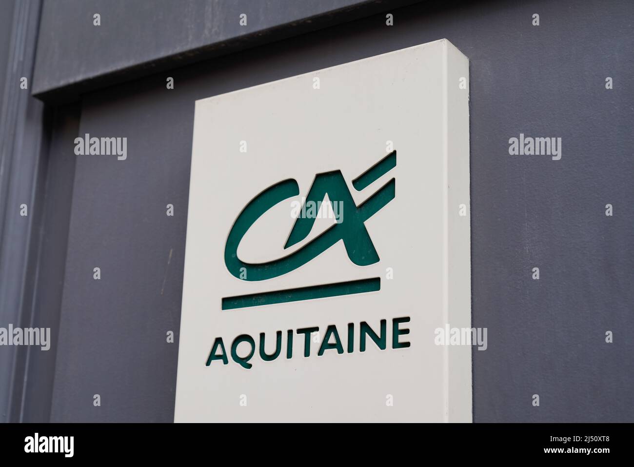 Bordeaux , Aquitaine France - 03 12 2022 : Credit Agricole Aquitaine ...