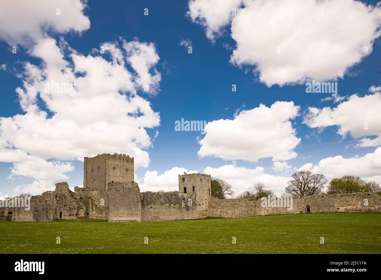 Porchester Castle Stock Photo