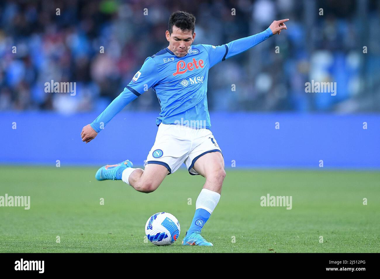 Hirving Lozano of SSC Napoli during the Serie A match between Napoli