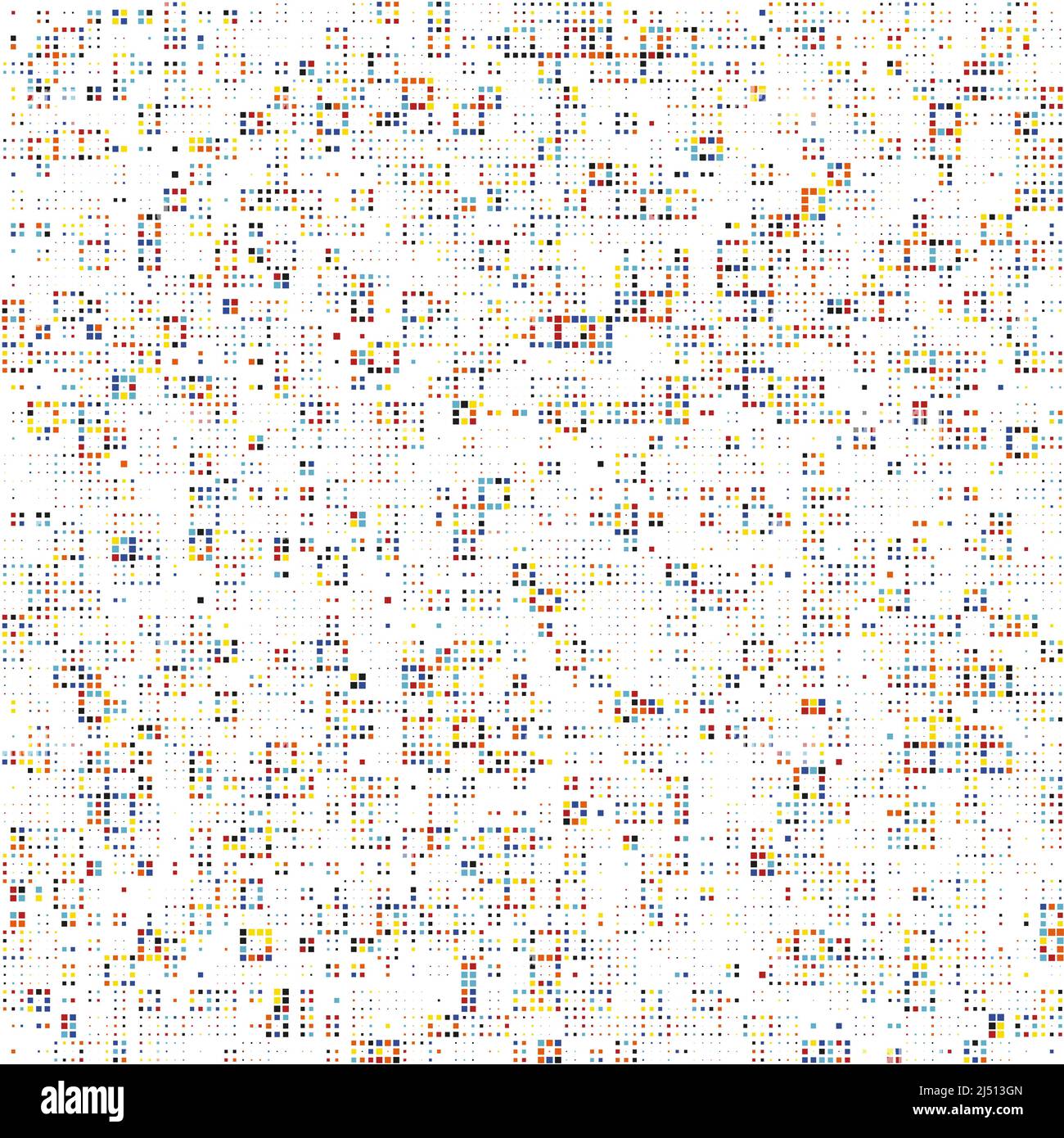 Mosaic seamless colored pixel background. Vector illustration Stock ...