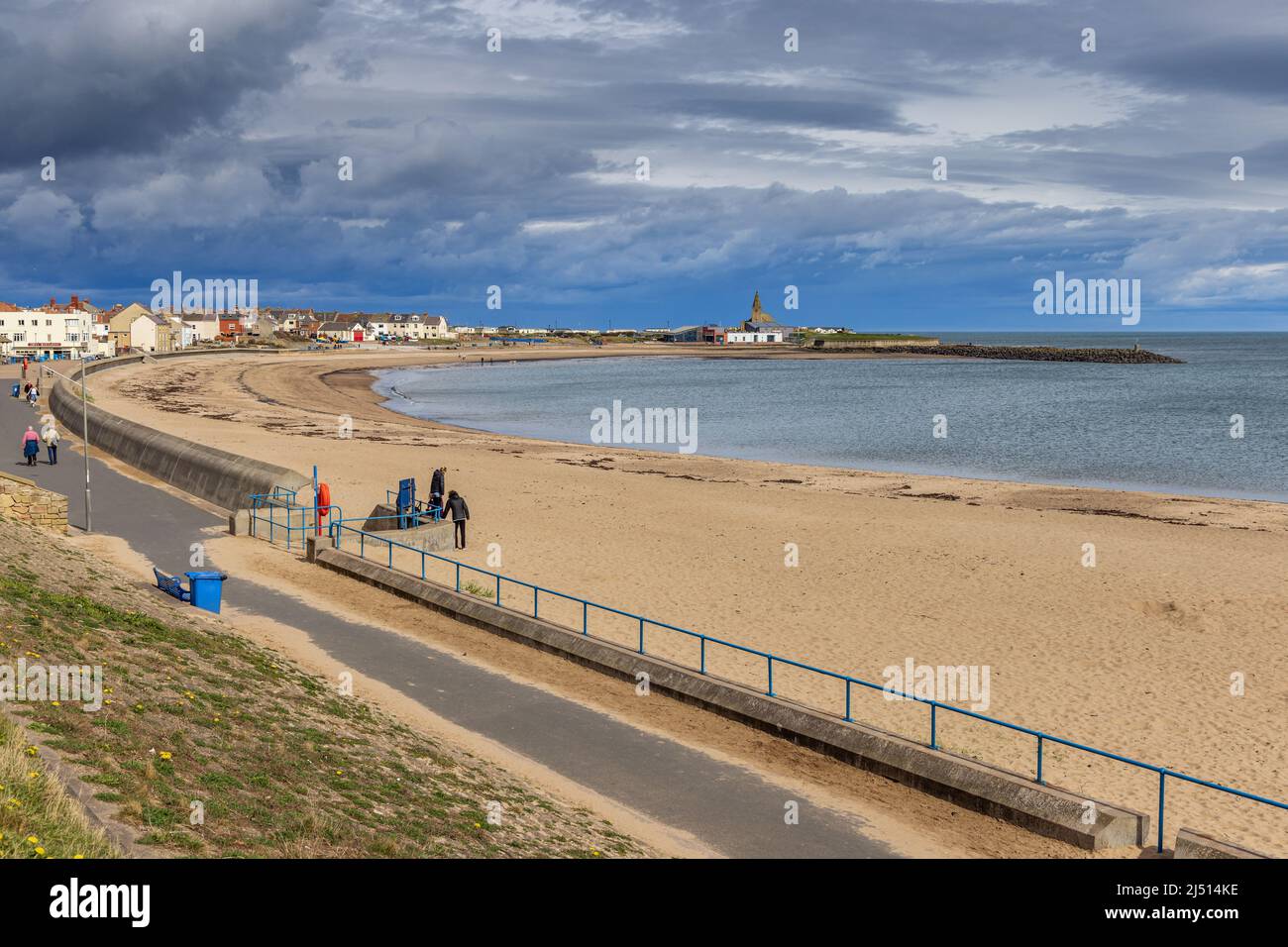 Newbiggin Bay and it's lovely sandy beach at NewbigginbytheSea