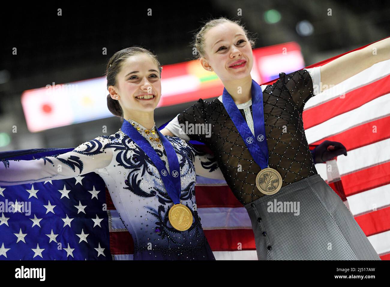 Women Awards, Isabeau LEVITO (USA) first place, Lindsay THORNGREN (USA