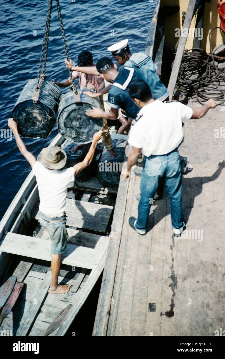 1950s cargo ship hi-res stock photography and images - Alamy