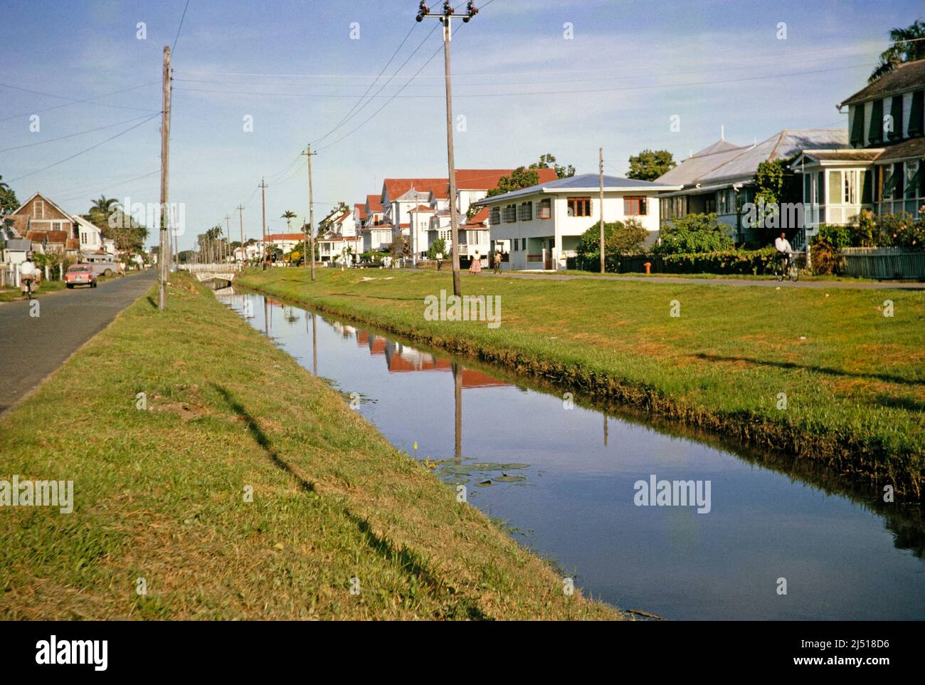 Colinial style wooden homes, Guyana, West Indies, South