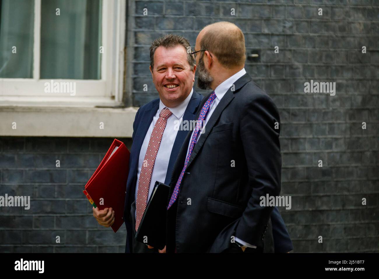 Downing St. London, UK. 19th April 2022.The Rt Hon Mark Spencer MP Lord ...