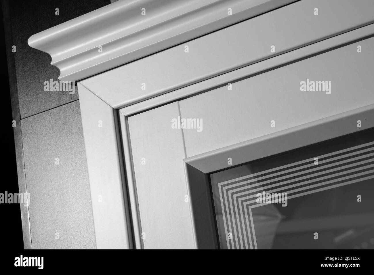 stylish and modern wooden door parts indoor Stock Photo Alamy