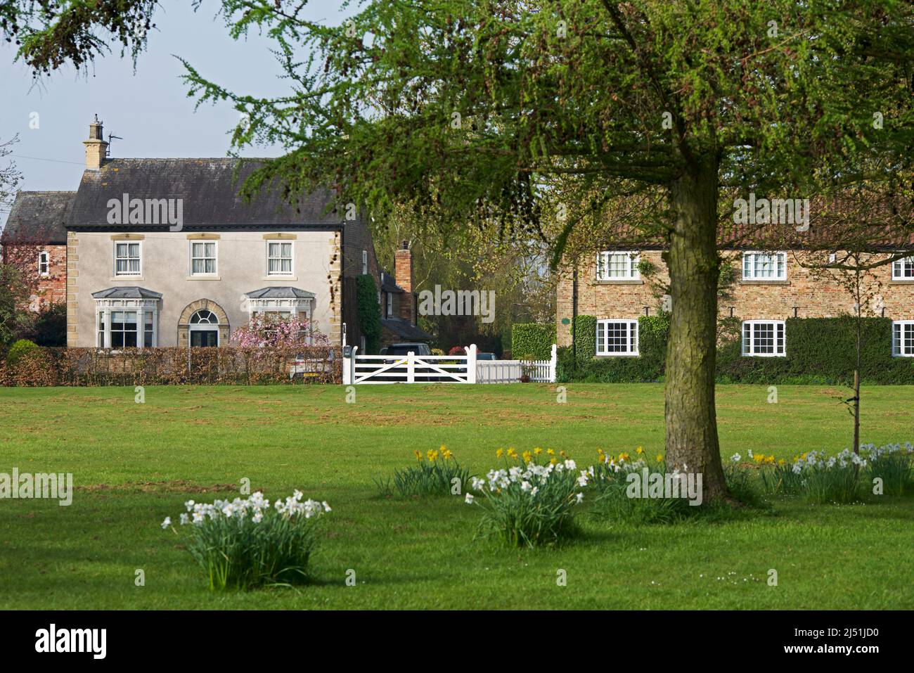 The village of Ellerker, East Yorkshire, England UK Stock Photo Alamy