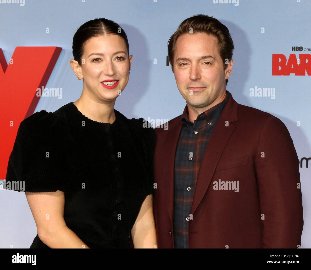 Westwood, USA. 18th Apr, 2022. Jessy Hodges, Beck Bennett at the Barry Season 3 on HBO Premiere Screening at Rolling Greens on April 18, 2022 in Westwood, CA (Photo by Katrina Jordan/Sipa USA) Credit: Sipa USA/Alamy Live News Stock Photo