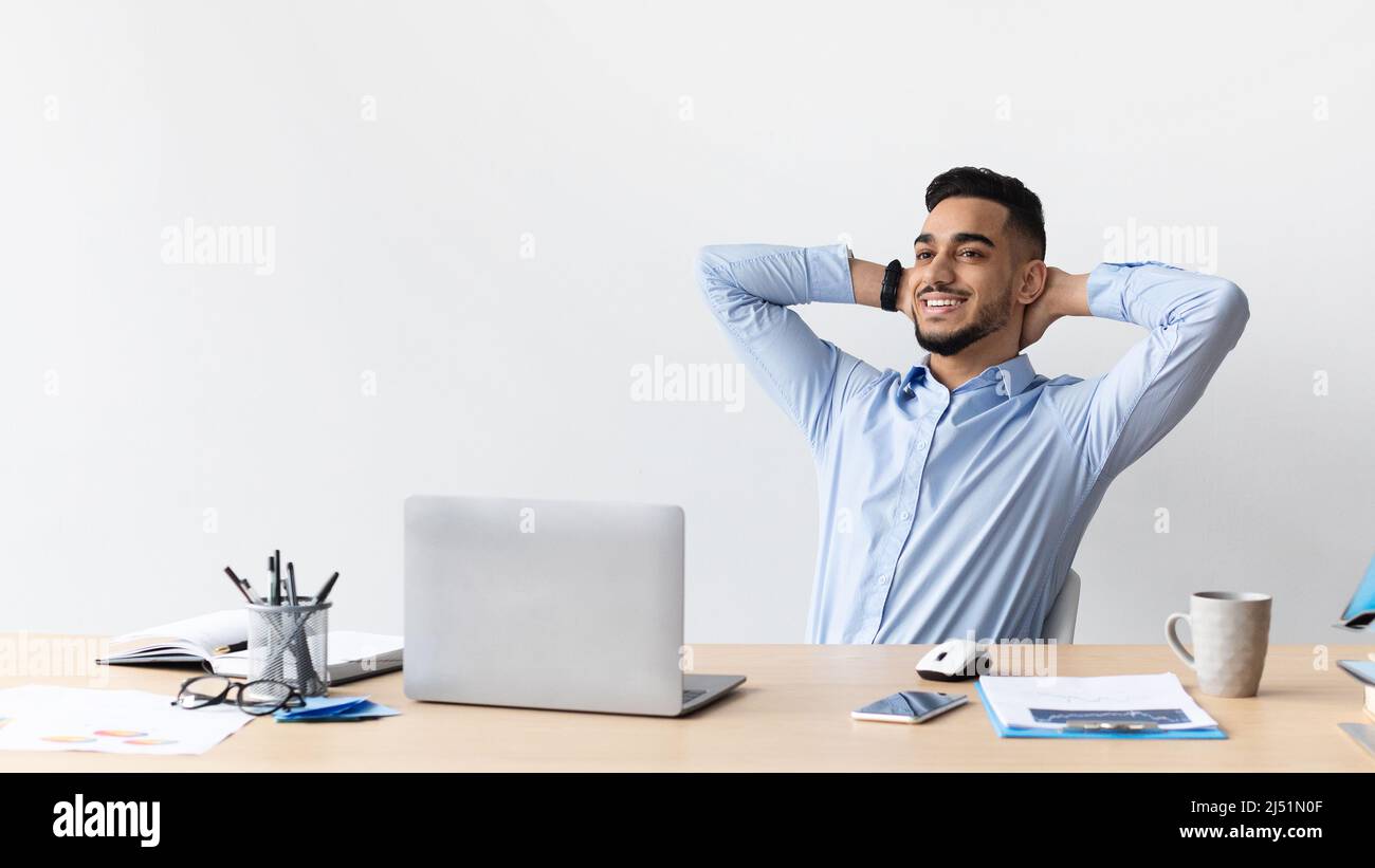 Confident young arab man hi-res stock photography and images - Alamy