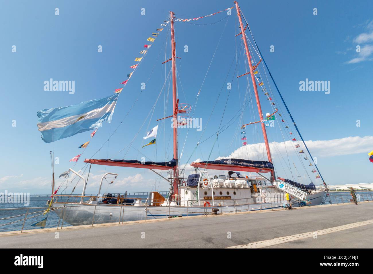 latinoamerica sailing boat in Rio de Janeiro, Brazil January 17, 2021 Sailboats of Velas